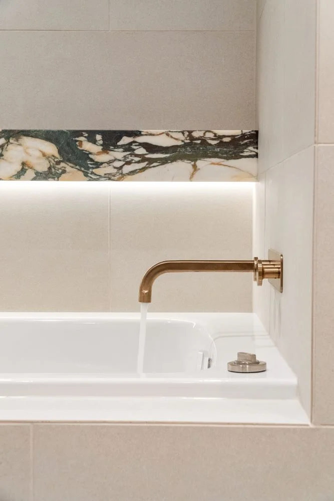 premium tapware for natural stone bathrooms