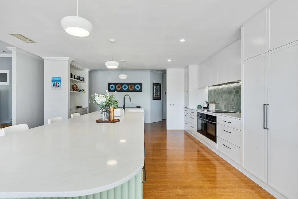 Luxury kitchen renovation in Ocean Reef with Stone Ambassador benchtops