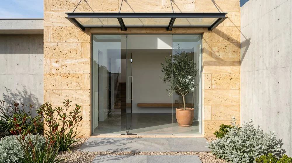 3M security film for glazed entries and sliding doors