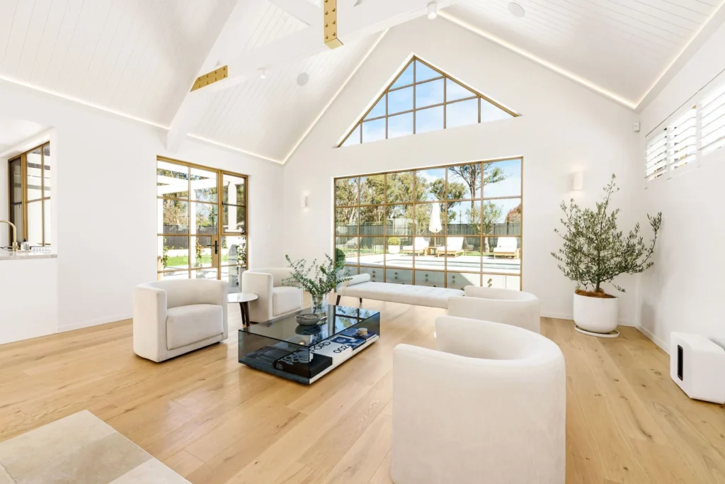 Tuscan farmhouse with smart home technology