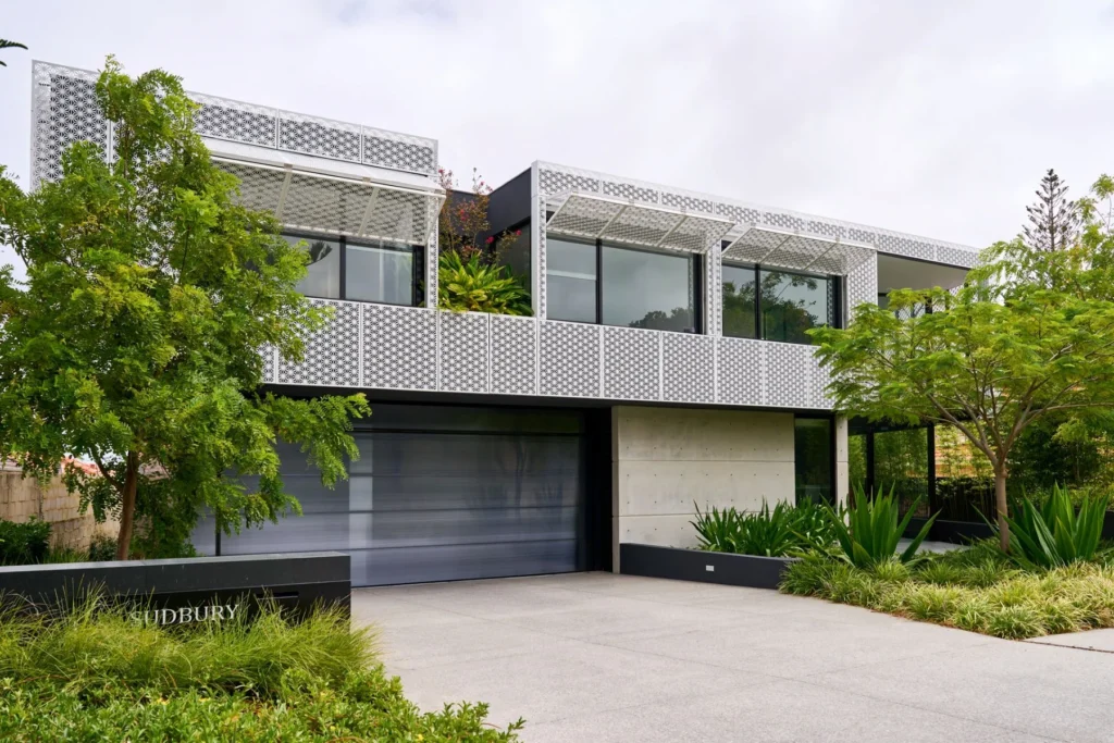 luxury concrete home in Perth