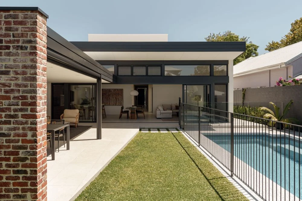 architect-designed family home with courtyards