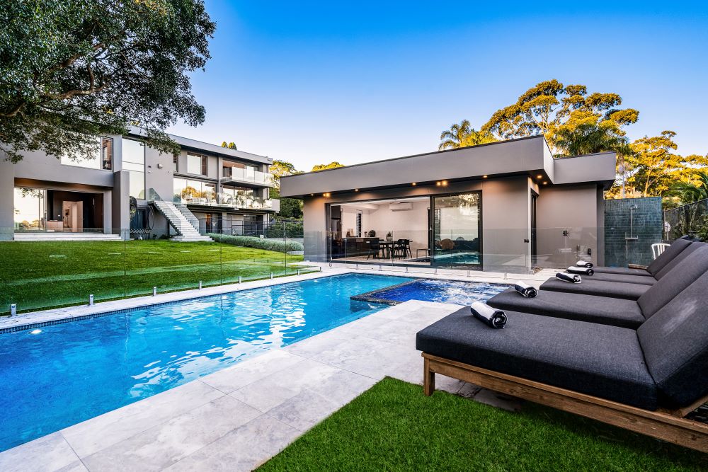 Northbridge home with tennis court and pool