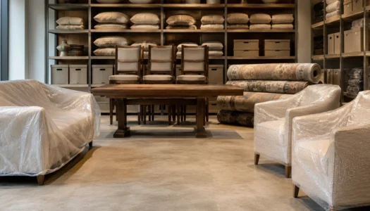 How to Store Furniture When Building a Home
