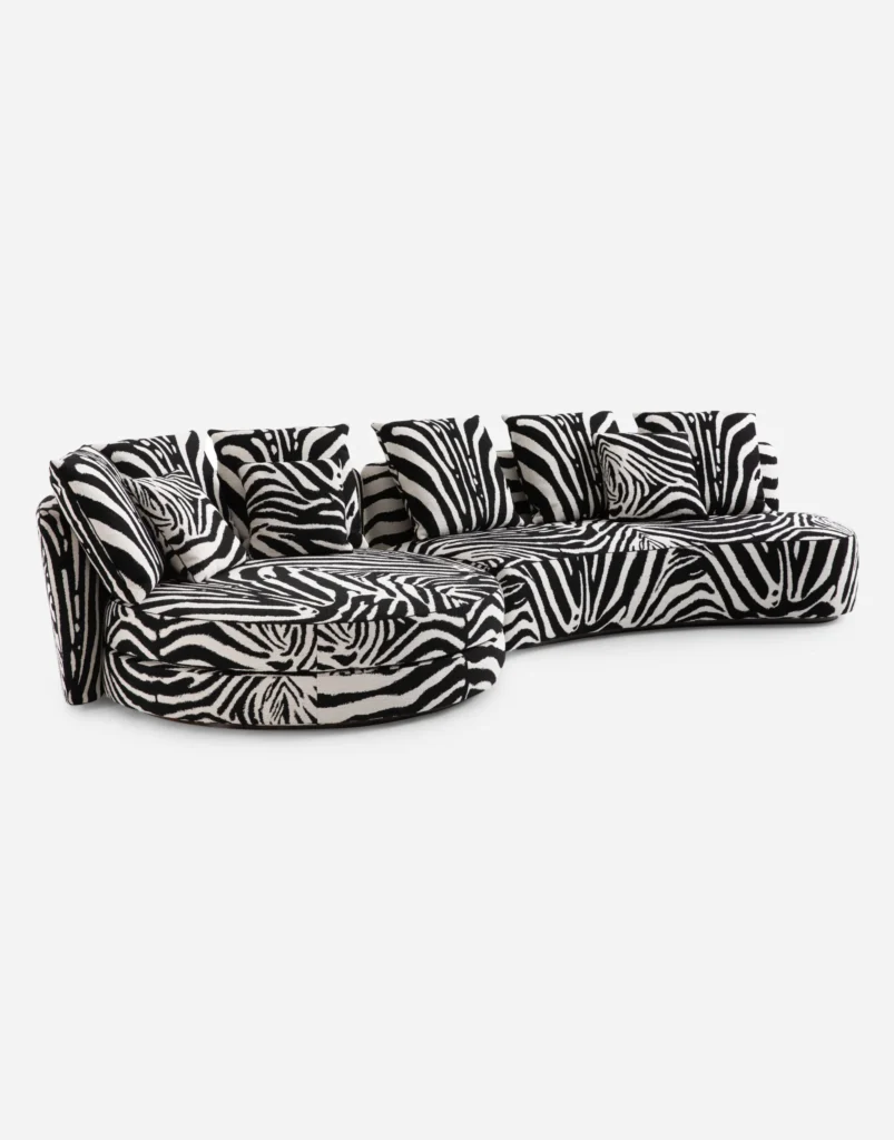 Dolce&Gabbana Casa Calla curved sectional sofa