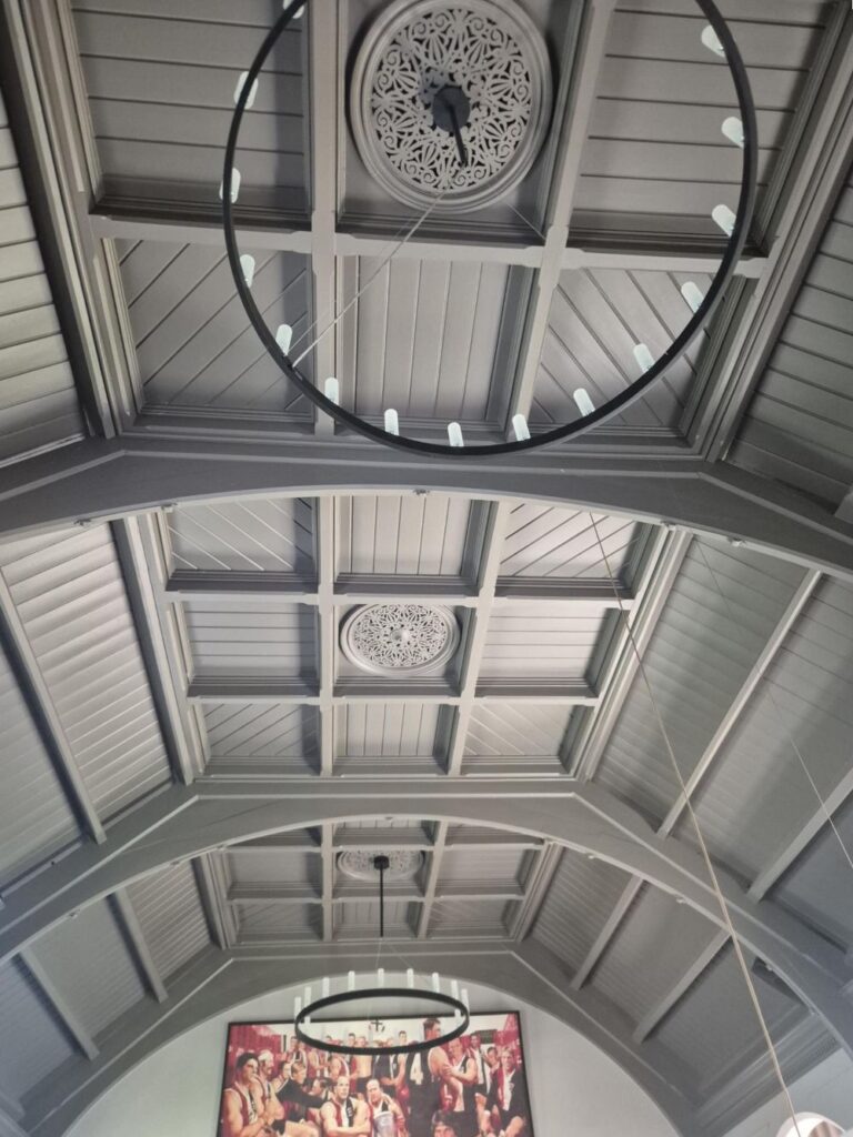 Air conditioning delivered through ceiling roses