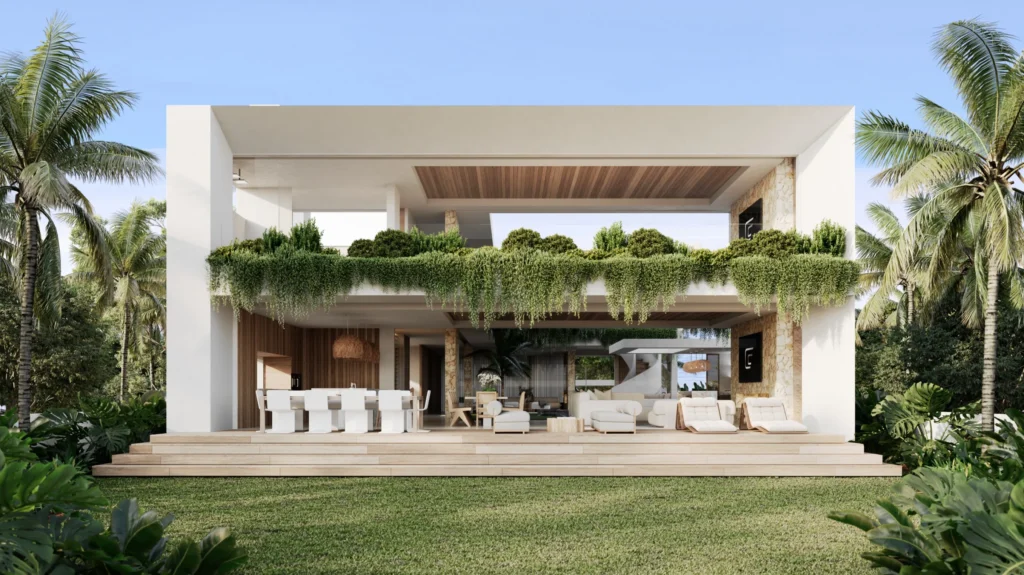 Contemporary resort style home by Pirone Builders