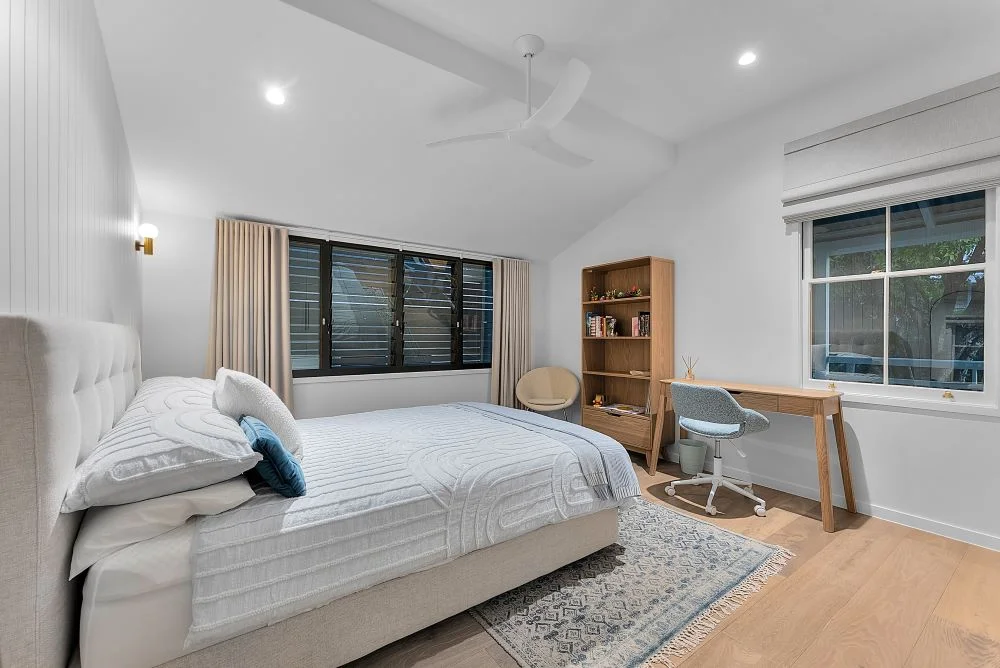 Contemporary extension to a New Farm Queenslander in Brisbane