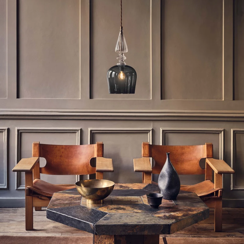 jewel like hand blown bespoke lighting