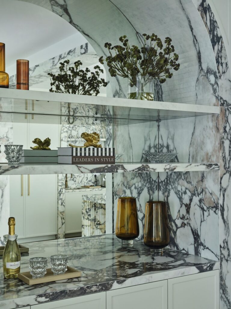 luxury marble kithen Dubai