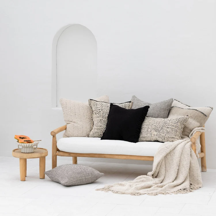 Luxury interior styled with Eadie Lifestyle cushions and textiles