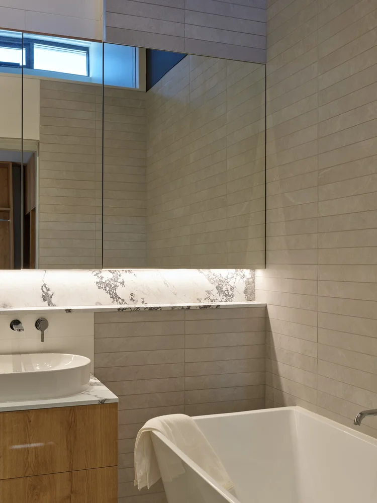 Luxury downsizer apartment interior at Riverbank on Byron