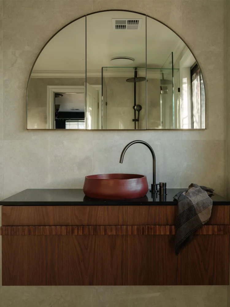 Luxury bathroom renovation in Werribee by Evans Building Group