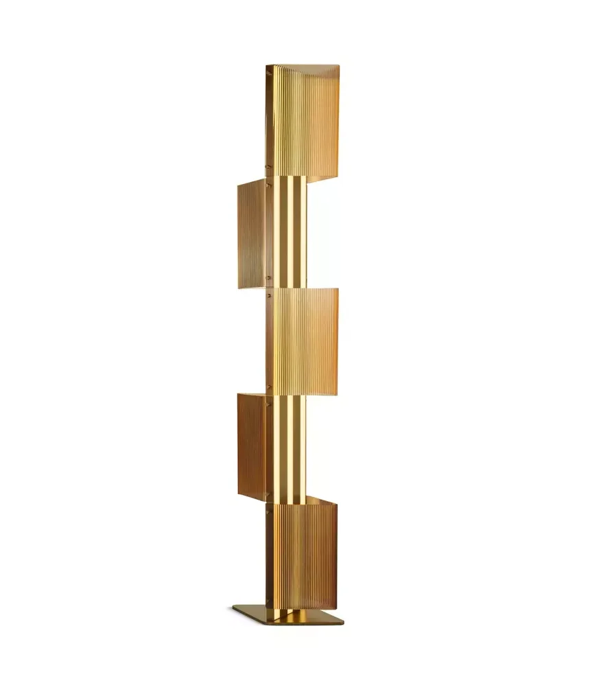 Luxury floor lamp in modern living room