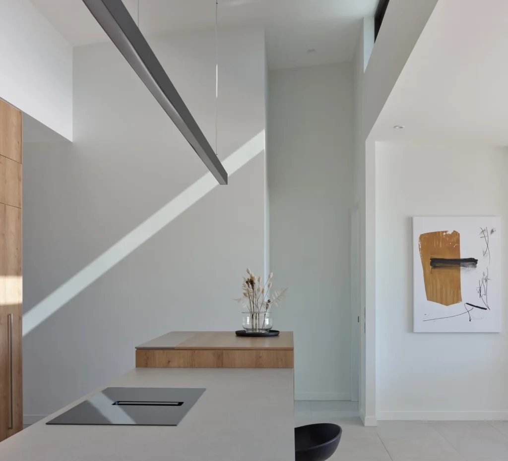 Riverbank on Byron open-plan kitchen and living area