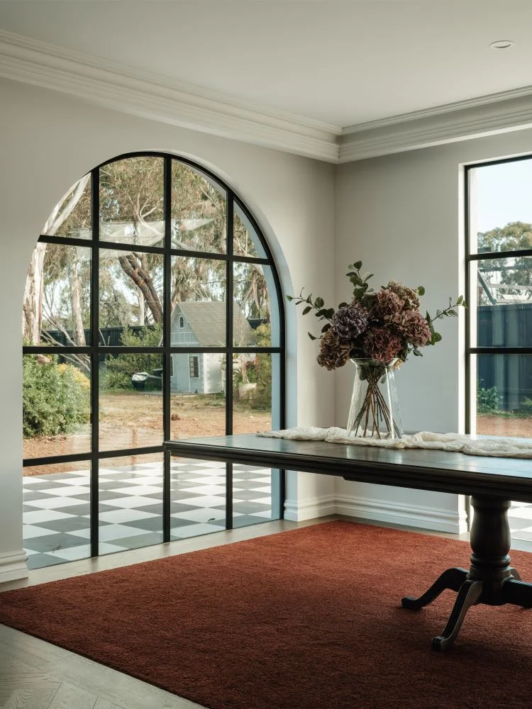 Luxury Werribee home extension opening to landscaped garden